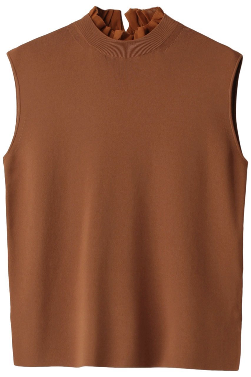 【ベイジ,/BEIGE,】のVALOIS(ヴァロア)/ニットトップス インテリア・キッズ・メンズ・レディースファッション・服の通販 founy(ファニー) 　ファッション　Fashion　レディースファッション　Fashion for Women　トップス・カットソー　Cut & Sew Tops　ニット　Knit Tops & Sweaters　カジュアルプルオーバー・ニットトップス　Pullovers & Knit Tops / Casual Pullovers　おすすめ　Recommended / Our Picks　アンサンブル　Ensemble Set　カーディガン　Cardigan, Knitwear　ギャザー　Gathered, Ruffled　吸水　Absorbent, Quick-Dry　Tan|ID: prp329100004578897 ipo3291000000035066723