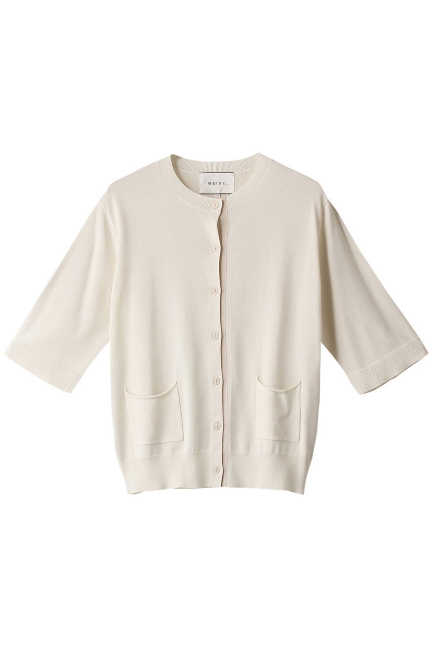 【ベイジ,/BEIGE,】のVALOIS(ヴァロア)/ハーフスリーブカーディガン 人気、トレンドファッション・服の通販 founy(ファニー) 　ファッション　Fashion　レディースファッション　Ladies' Fashion Online　トップス・カットソー　Tops/Tshirt　ニット　Knit Tops　カーディガン　Cardigans　カーディガン　Cardigan　ミドル　Middle　エレガント 上品　Elegant　半袖　Short Sleeve　吸水　Water Absorption　 other-1|ID: prp329100004578898 ipo3291000000032436716