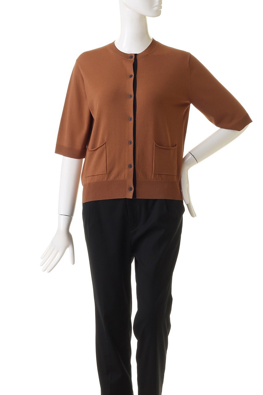 【ベイジ,/BEIGE,】のVALOIS(ヴァロア)/ハーフスリーブカーディガン 人気、トレンドファッション・服の通販 founy(ファニー) 　ファッション　Fashion　レディースファッション　Fashion for Women　トップス・カットソー　Cut & Sew Tops　ニット　Knit Tops & Sweaters　カーディガン・羽織り　Layered Style Cardigans　カーディガン　Cardigan, Knitwear　ミドル　Middle Length, Mid Height　エレガント 上品　Elegant　半袖　Short Sleeve, Half Sleeve　吸水　Absorbent, Quick-Dry　other-2|ID: prp329100004578898 ipo3291000000032956053