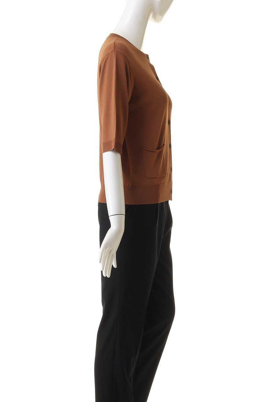 【ベイジ,/BEIGE,】のVALOIS(ヴァロア)/ハーフスリーブカーディガン 人気、トレンドファッション・服の通販 founy(ファニー) 　ファッション　Fashion　レディースファッション　Fashion for Women　トップス・カットソー　Cut & Sew Tops　ニット　Knit Tops & Sweaters　カーディガン・羽織り　Layered Style Cardigans　カーディガン　Cardigan, Knitwear　ミドル　Middle Length, Mid Height　エレガント 上品　Elegant　半袖　Short Sleeve, Half Sleeve　吸水　Absorbent, Quick-Dry　other-3|ID: prp329100004578898 ipo3291000000032956057