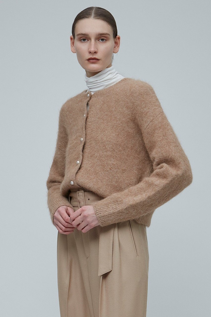 【ベイジ,/BEIGE,】のPERCIER(ペルシェ)/カーディガン 人気、トレンドファッション・服の通販 founy(ファニー) 　ファッション　Fashion　レディースファッション　Fashion for Women　トップス・カットソー　Cut & Sew Tops　ニット　Knit Tops & Sweaters　カーディガン・羽織り　Layered Style Cardigans　おすすめ　Recommended / Our Picks　カーディガン　Cardigan, Knitwear　パール　Pearl, Pearl Accent　フェミニン　Feminine, Girly　エレガント 上品　Elegant　羽織　Haori, Light Jacket　other-7|ID: prp329100004578907 ipo3291000000032955371