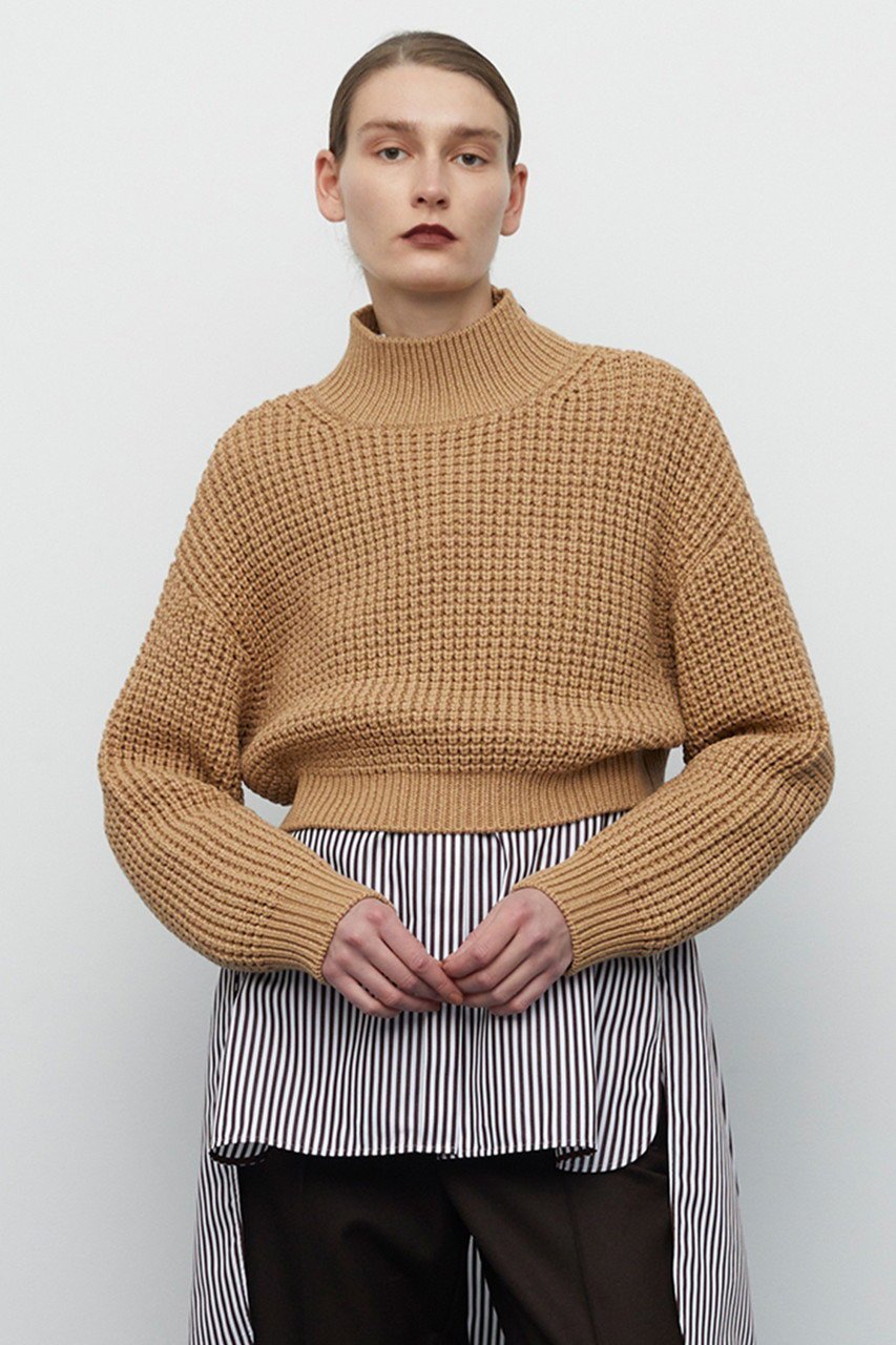 【ベイジ,/BEIGE,】のLINOIS(リノワ)/プルオーバーニット 人気、トレンドファッション・服の通販 founy(ファニー) 　ファッション　Fashion　レディースファッション　Fashion for Women　トップス・カットソー　Cut & Sew Tops　ニット　Knit Tops & Sweaters　カジュアルプルオーバー・ニットトップス　Pullovers & Knit Tops / Casual Pullovers　ショート　Short, Short Length　トレンド　Trend, Trending Now　バランス　Balance, Style Balance　ボトム　Bottoms, Lower Wear　other-7|ID: prp329100004578913 ipo3291000000035066687