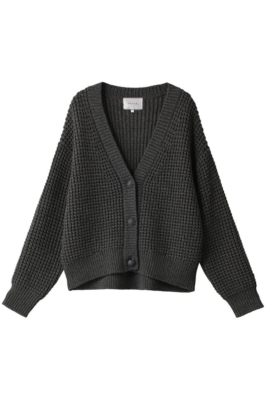 【ベイジ,/BEIGE,】のLINOIS(リノワ)/ニットカーディガン 人気、トレンドファッション・服の通販 founy(ファニー) 　ファッション　Fashion　レディースファッション　Fashion for Women　トップス・カットソー　Cut & Sew Tops　ニット　Knit Tops & Sweaters　カーディガン・羽織り　Layered Style Cardigans　カーディガン　Cardigan, Knitwear　ショート　Short, Short Length　シンプル　Simple, Minimal　トレンド　Trend, Trending Now　ボトム　Bottoms, Lower Wear　 other-1|ID: prp329100004578914 ipo3291000000035066689