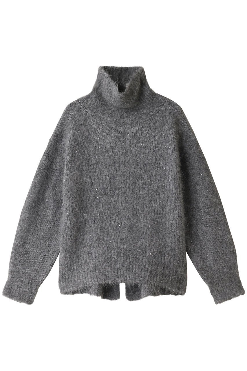 【ベイジ,/BEIGE,】のPERCIER(ペルシェ)/タートルネックニット 人気、トレンドファッション・服の通販 founy(ファニー) 　ファッション　Fashion　レディースファッション　Ladies' Fashion Online　トップス・カットソー　Tops/Tshirt　ニット　Knit Tops　プルオーバー　Pullover　タートルネック　Turtleneck　スパンコール　Sequins　スリット　Slit　タートルネック　Turtleneck　ハイネック　High Neck　 other-1|ID: prp329100004578919 ipo3291000000032436924