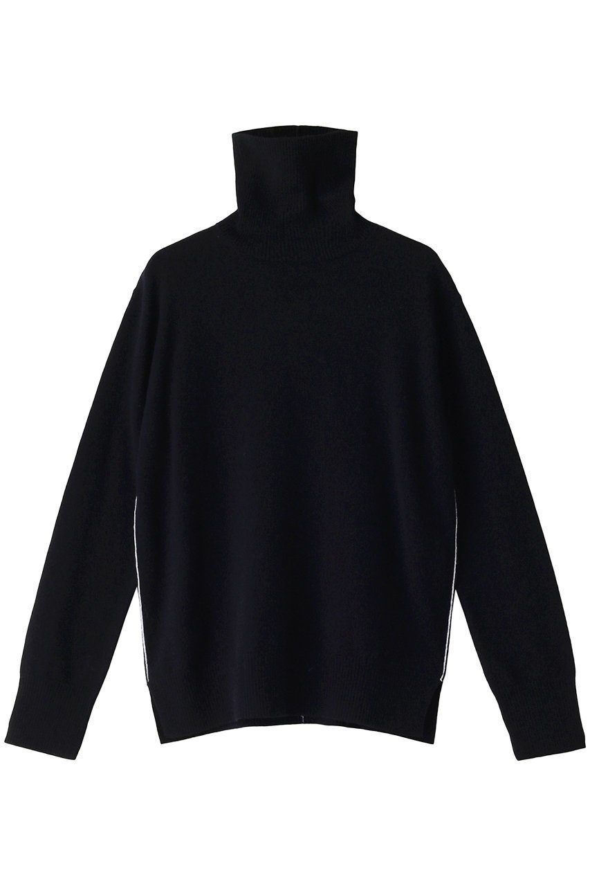 【ベイジ,/BEIGE,】のRIGNY(リニー)/タートルネックニット インテリア・キッズ・メンズ・レディースファッション・服の通販 founy(ファニー) 　ファッション　Fashion　レディースファッション　Ladies' Fashion Online　トップス・カットソー　Tops/Tshirt　ニット　Knit Tops　プルオーバー　Pullover　タートルネック　Turtleneck　インナー　Inner　カシミヤ　Cashmere　シンプル　Simple　タートルネック　Turtleneck　ループ　Loop　Navy×Off Line|ID: prp329100004578921 ipo3291000000032436952