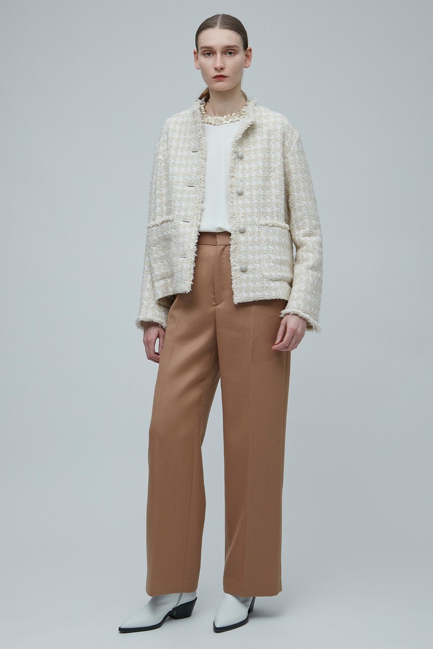 【ベイジ,/BEIGE,】のTOURNELLES(トゥルネル)/ストレートパンツ 人気、トレンドファッション・服の通販 founy(ファニー) 　ファッション　Fashion　レディースファッション　Fashion for Women　パンツ　Pants & Trousers　ストレート　Straight, Straight Cut　センター　Center, Center Line　ロング　Long, Long-Length　other-6|ID: prp329100004578927 ipo3291000000032829342