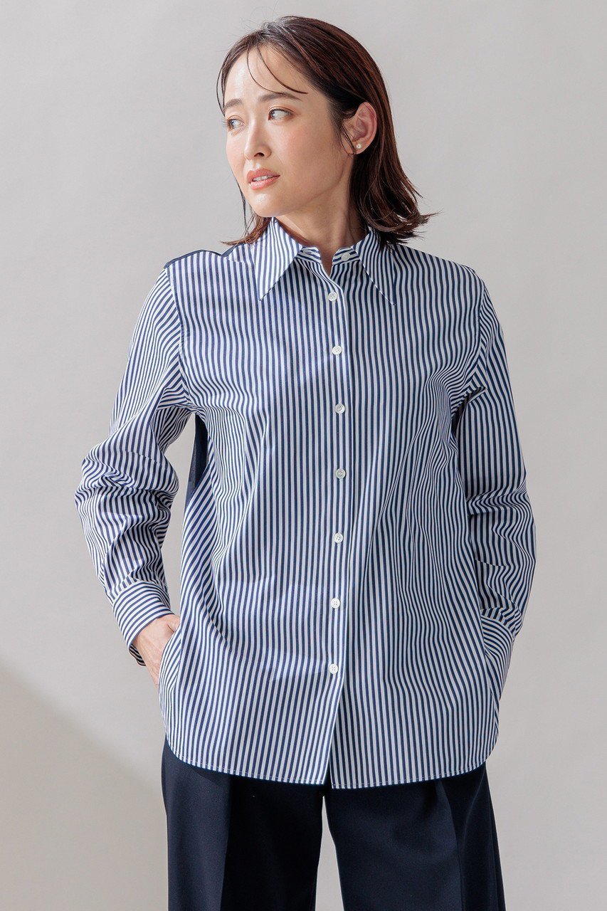 【ベイジ,/BEIGE,】のALBERT(アルベール)/シアーシャツ 人気、トレンドファッション・服の通販 founy(ファニー) ファッション Fashion レディースファッション Fashion for Women トップス・カットソー Cut & Sew Tops シャツ・ブラウス・オフィスカジュアル Elegant Blouses & Button-Ups なめらか Smooth, Silky Texture オイル Body Oil オーガンジー Organza Fabric シアー Sheer, See-Through ストライプ Stripe, Striped Pattern スリーブ Sleeve, Long Sleeve / Short Sleeve プリント Print, Printed Pattern ロング Long, Long-Length other-8|ID: prp329100004578941 ipo3291000000035064288