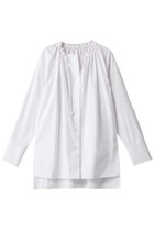 【ベイジ,/BEIGE,】のALBERT(アルベール)/ギャザーブラウス 人気、トレンドファッション・服の通販 founy(ファニー) ファッション Fashion レディースファッション Fashion for Women トップス・カットソー Cut & Sew Tops シャツ・ブラウス・オフィスカジュアル Elegant Blouses & Button-Ups なめらか Smooth, Silky Texture オイル Body Oil ギャザー Gathered, Ruffled ストライプ Stripe, Striped Pattern スリーブ Sleeve, Long Sleeve / Short Sleeve プリント Print, Printed Pattern ロング Long, Long-Length thumbnail White|ID: prp329100004578942 ipo3291000000035923365