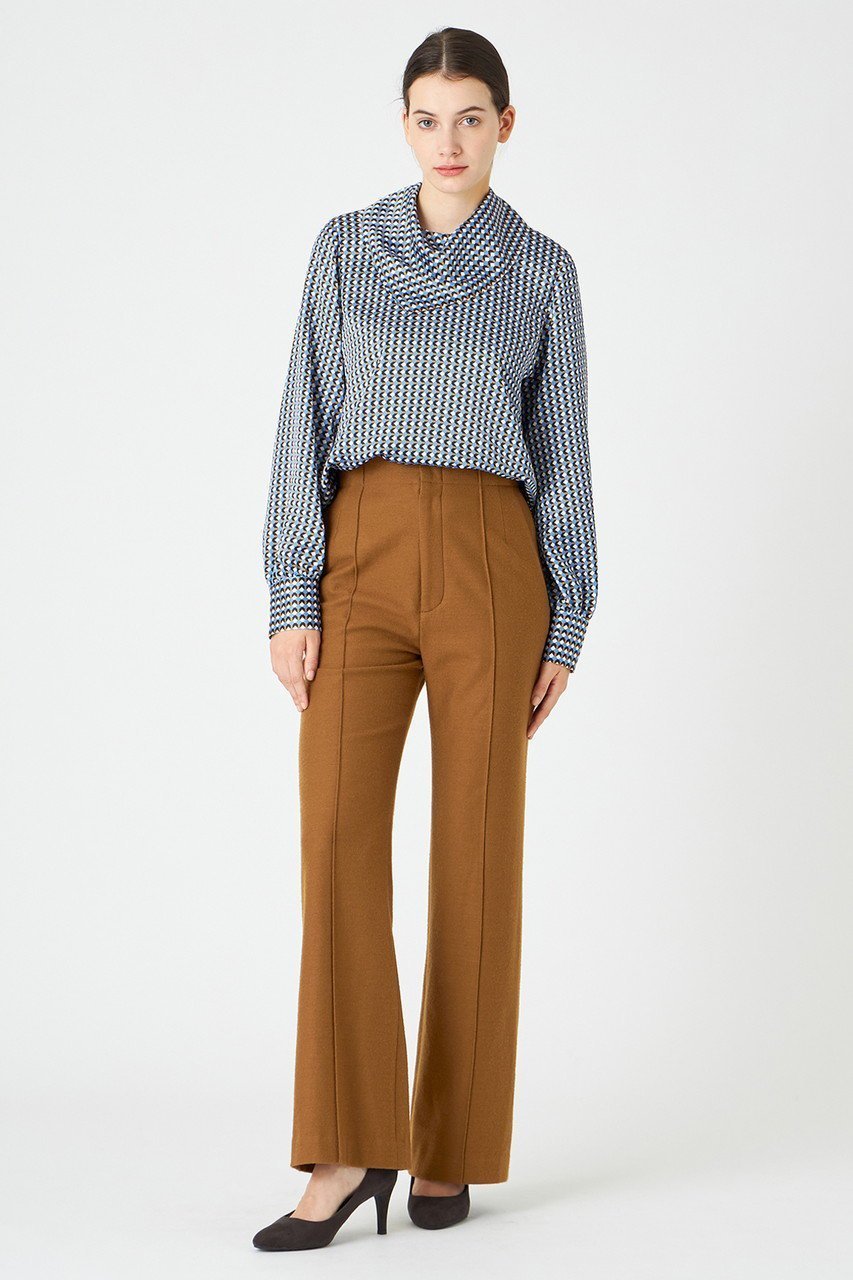 【ベイジ,/BEIGE,】のMAZARINE(マザリーヌ)/スリムフレアパンツ 人気、トレンドファッション・服の通販 founy(ファニー) 　ファッション　Fashion　レディースファッション　Fashion for Women　パンツ　Pants & Trousers　ショート　Short, Short Length　スリム　Slim, Slim Fit　センター　Center, Center Line　トレンド　Trend, Trending Now　フレア　Flare, Flared　エレガント 上品　Elegant　other-6|ID: prp329100004578944 ipo3291000000035055514