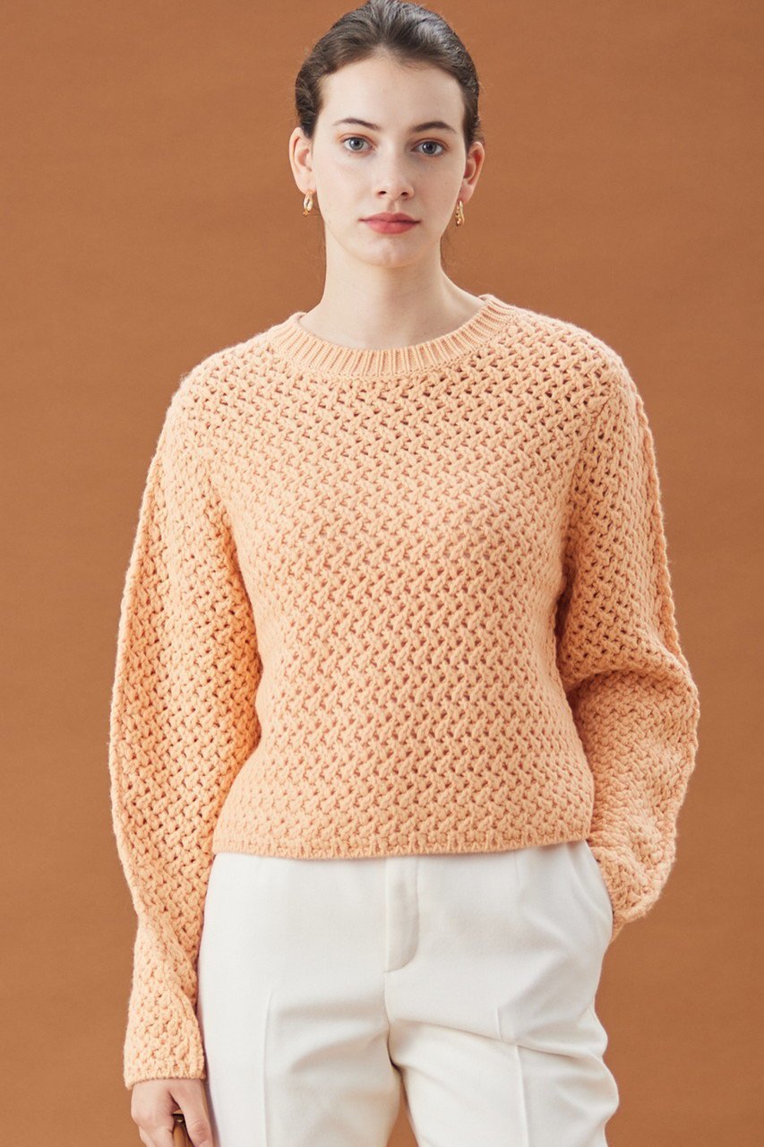 【ベイジ,/BEIGE,】のVARENNE(ヴァレンヌ)/ショートレングスニット 人気、トレンドファッション・服の通販 founy(ファニー) 　ファッション　Fashion　レディースファッション　Fashion for Women　トップス・カットソー　Cut & Sew Tops　ニット　Knit Tops & Sweaters　カジュアルプルオーバー・ニットトップス　Pullovers & Knit Tops / Casual Pullovers　なめらか　Smooth, Silky Texture　ショート　Short, Short Length　フェミニン　Feminine, Girly　ボトム　Bottoms, Lower Wear　ワイド　Wide, Wide Fit　人気　Popular, Best Seller　other-7|ID: prp329100004578950 ipo3291000000035878386