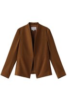 【ベイジ,/BEIGE,】のMAZARINE(マザリーヌ)/ノーカラージャケット L.Brown|ID: prp329100004578951 ipo3291000000032437224