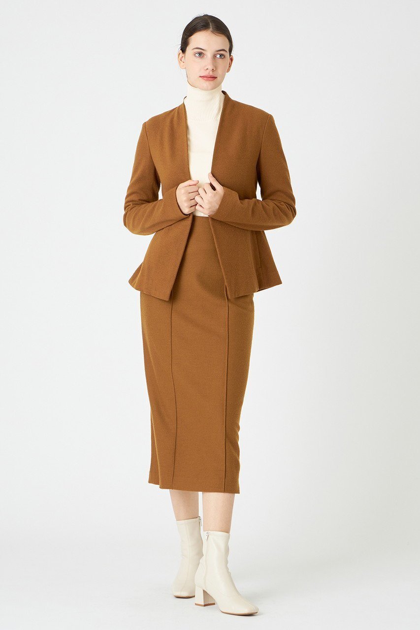 【ベイジ,/BEIGE,】のMAZARINE(マザリーヌ)/ノーカラージャケット 人気、トレンドファッション・服の通販 founy(ファニー) 　ファッション　Fashion　レディースファッション　Fashion for Women　アウター　Coat / Outerwear Collection　レディースジャケット・軽アウター　Jackets　ノーカラージャケット / シンプル上品コーデ　Collarless Jackets　ジャケット　Jacket, Outerwear　ペプラム　Peplum, Flared Hem　エレガント 上品　Elegant　other-7|ID: prp329100004578951 ipo3291000000035065026