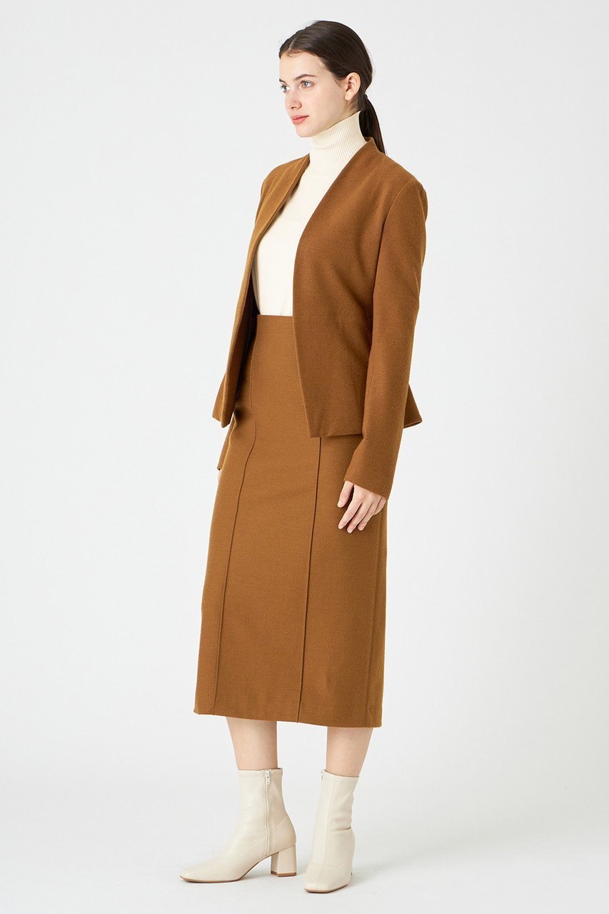 【ベイジ,/BEIGE,】のMAZARINE(マザリーヌ)/ノーカラージャケット 人気、トレンドファッション・服の通販 founy(ファニー) 　ファッション　Fashion　レディースファッション　Fashion for Women　アウター　Coat / Outerwear Collection　レディースジャケット・軽アウター　Jackets　ノーカラージャケット / シンプル上品コーデ　Collarless Jackets　ジャケット　Jacket, Outerwear　ペプラム　Peplum, Flared Hem　エレガント 上品　Elegant　other-8|ID: prp329100004578951 ipo3291000000035065027