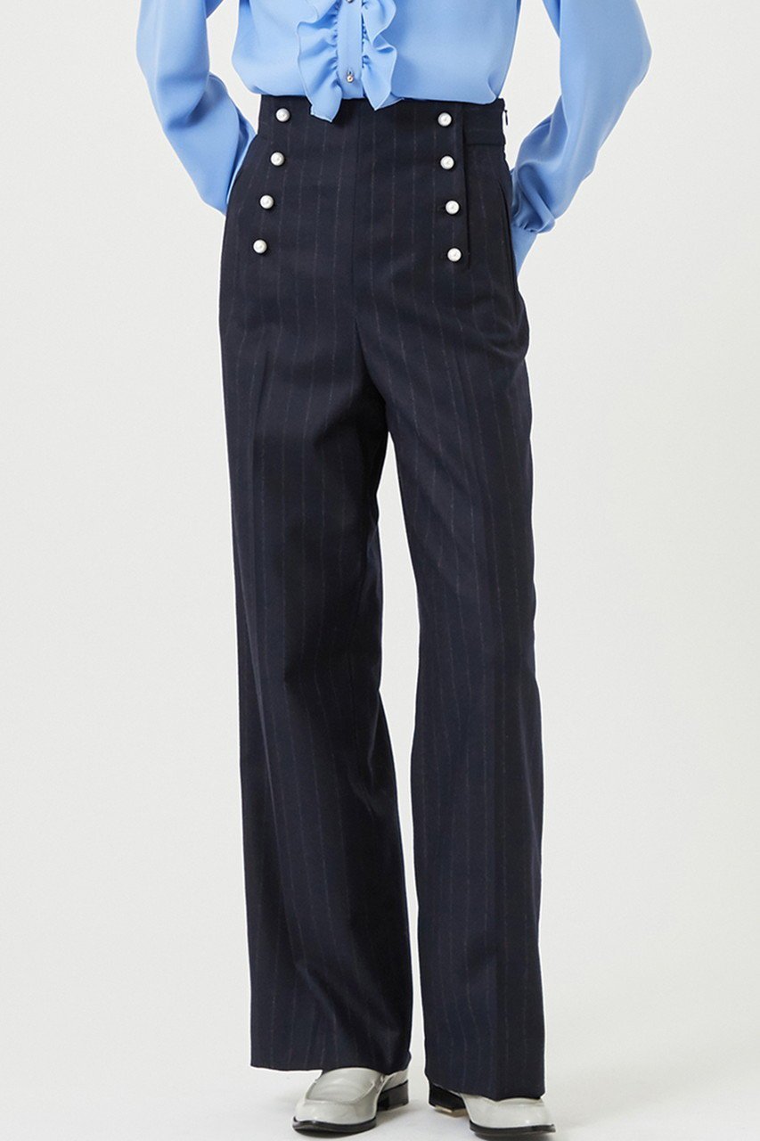 【ベイジ,/BEIGE,】のMARCEAU(マルソー)/ストライプパンツ 人気、トレンドファッション・服の通販 founy(ファニー) ファッション Fashion レディースファッション Fashion for Women パンツ Pants & Trousers ストライプ Stripe, Striped Pattern パール Pearl, Pearl Accent フェミニン Feminine, Girly マニッシュ Mannish, Boyish other-8|ID: prp329100004578962 ipo3291000000035469256