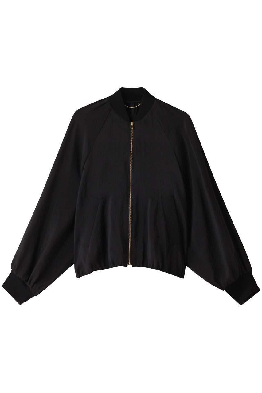 【ベイジ,/BEIGE,】のNINA(ニナ)/タフタブルゾン インテリア・キッズ・メンズ・レディースファッション・服の通販 founy(ファニー) 　ファッション　Fashion　レディースファッション　Fashion for Women　アウター　Coat / Outerwear Collection　レディースジャケット・軽アウター　Jackets　ブルゾンジャケット・スポーティアウター　Blouson Jackets　シアー　Sheer, See-Through　シルク　Silk, 100% Silk　ジャケット　Jacket, Outerwear　スポーティ　Sporty, Casual Athletic　スリーブ　Sleeve, Long Sleeve / Short Sleeve　タフタ　Taffeta, Structured Fabric　トレンド　Trend, Trending Now　バルーン　Balloon, Balloon Silhouette　ブルゾン　Blouson, Bomber Jacket　エレガント 上品　Elegant　Black|ID: prp329100004578963 ipo3291000000035781772