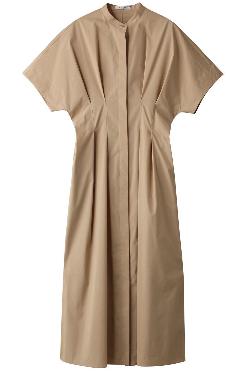 【ベイジ,/BEIGE,】のTHOMAS(トマ)/シャツワンピース インテリア・キッズ・メンズ・レディースファッション・服の通販 founy(ファニー) 　ファッション　Fashion　レディースファッション　WOMEN　ワンピース　Dress　シャツワンピース　Shirt Dresses　チュニック　Tunic　なめらか　Smooth　オイル　Oil　シェイプ　Shape　ストレッチ　Stretch　スリット　Slit　チュニック　Tunic　ブロード　Broad　ロング　Long　エレガント 上品　Elegant　Beige|ID: prp329100004578965 ipo3291000000032437352