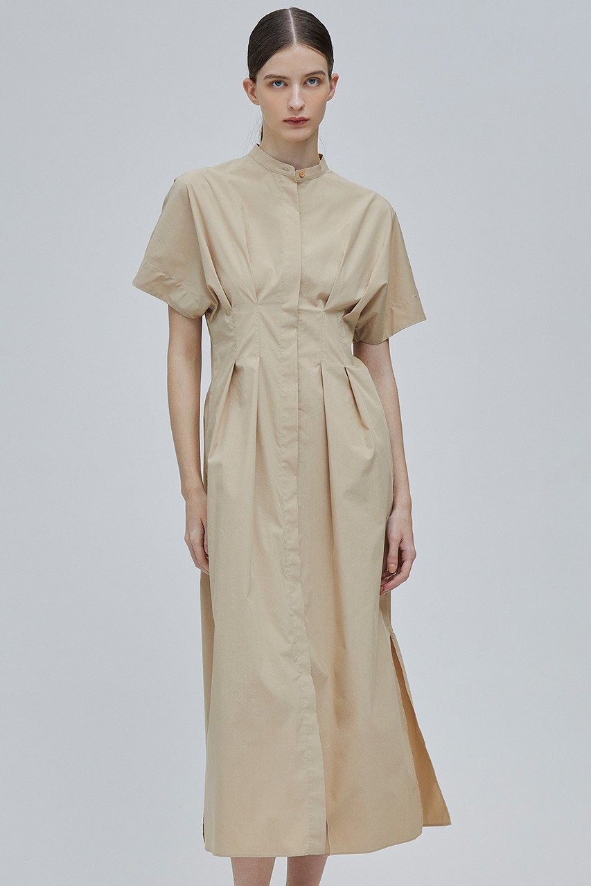 【ベイジ,/BEIGE,】のTHOMAS(トマ)/シャツワンピース 人気、トレンドファッション・服の通販 founy(ファニー) 　ファッション　Fashion　レディースファッション　WOMEN　ワンピース　Dress　シャツワンピース　Shirt Dresses　チュニック　Tunic　なめらか　Smooth　オイル　Oil　シェイプ　Shape　ストレッチ　Stretch　スリット　Slit　チュニック　Tunic　ブロード　Broad　ロング　Long　エレガント 上品　Elegant　other-7|ID: prp329100004578965 ipo3291000000032437358