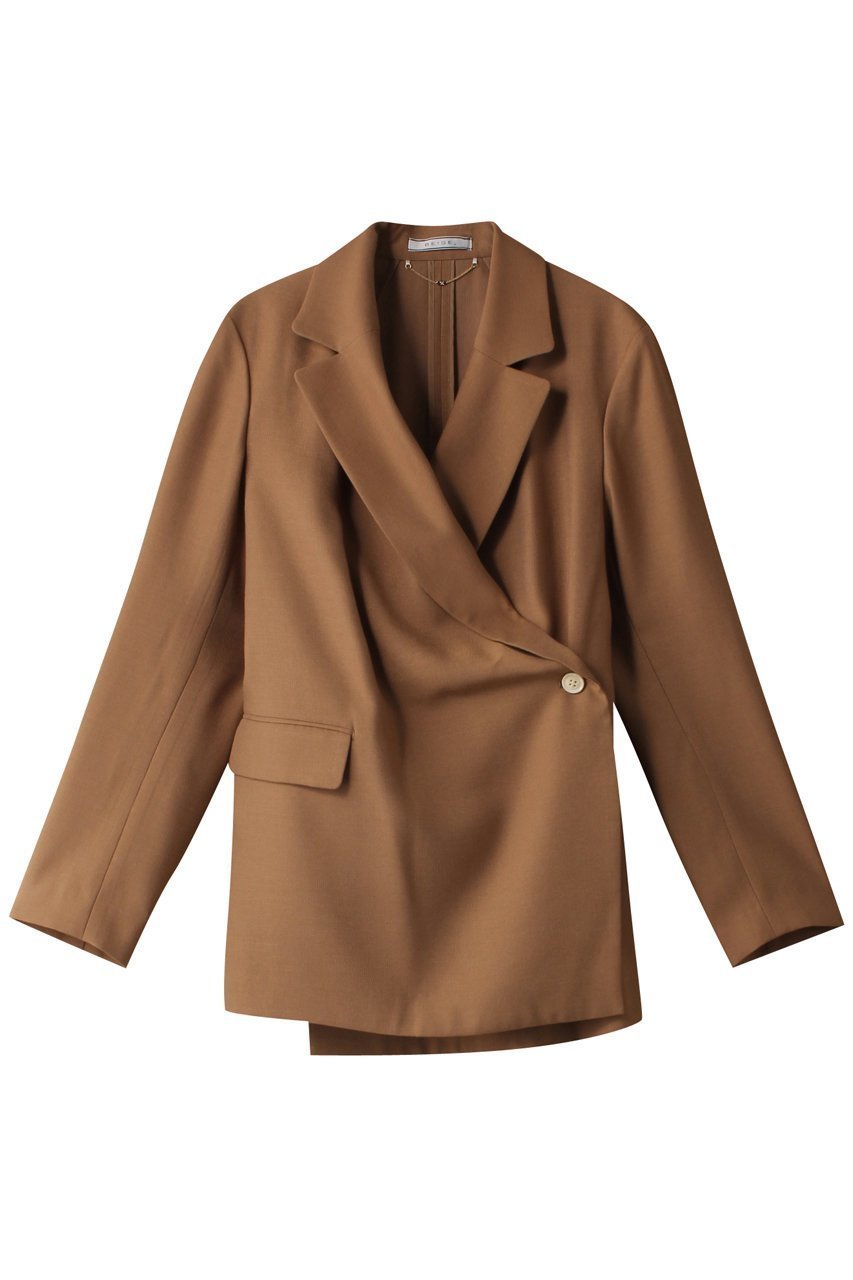 【ベイジ,/BEIGE,】のSIMON(シモン)/デザインジャケット インテリア・キッズ・メンズ・レディースファッション・服の通販 founy(ファニー) 　ファッション　Fashion　レディースファッション　Fashion for Women　アウター　Coat / Outerwear Collection　レディースジャケット・軽アウター　Jackets　カシュクール　Wrap Design　カーディガン　Cardigan, Knitwear　ジャケット　Jacket, Outerwear　夏　Summer　Camel|ID: prp329100004578966 ipo3291000000035923545