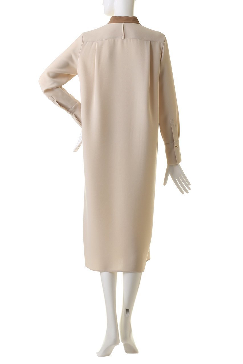 【ベイジ,/BEIGE,】のREINE(レーヌ)/スキッパードレス 人気、トレンドファッション・服の通販 founy(ファニー) 　ファッション　Fashion　レディースファッション　Fashion for Women　ワンピース　Dresses　フォーマル・パーティードレス・結婚式用ドレス　Elegant & Casual Dresses　チュニック　Tunic Tops & Dresses　スキッパー　Skipper, Open Collar　チュニック　Tunic, Long Top　ドレス　Dress, One-Piece　ポケット　Pocket, Pocket Detail　ロング　Long, Long-Length　エレガント 上品　Elegant　other-4|ID: prp329100004578968 ipo3291000000032900301