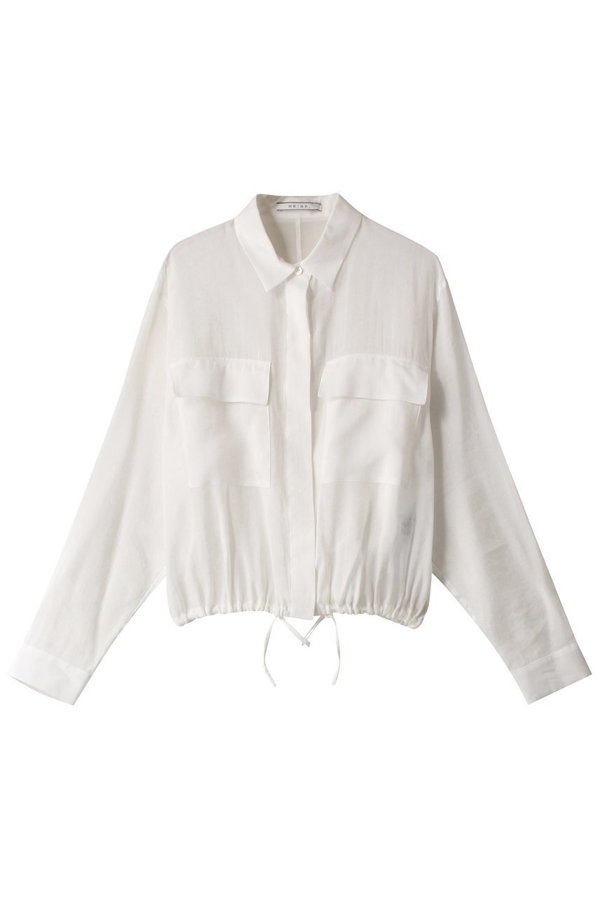 【ベイジ,/BEIGE,】のPAULINE(ポリーヌ)/ドローストリングブラウス 人気、トレンドファッション・服の通販 founy(ファニー) 　ファッション　Fashion　レディースファッション　Ladies' Fashion Online　トップス・カットソー　Tops/Tshirt　シャツ/ブラウス　Shirts/Blouses　スリーブ　Sleeve　フラップ　Flap　ポケット　Pocket　ロング　Long　 other-1|ID: prp329100004578970 ipo3291000000032437395