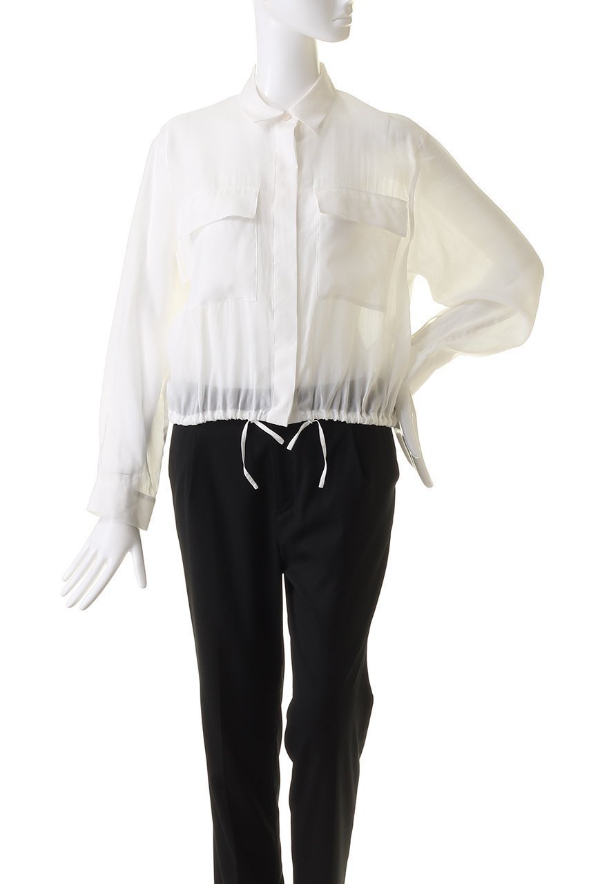 【ベイジ,/BEIGE,】のPAULINE(ポリーヌ)/ドローストリングブラウス 人気、トレンドファッション・服の通販 founy(ファニー) 　ファッション　Fashion　レディースファッション　Ladies' Fashion Online　トップス・カットソー　Tops/Tshirt　シャツ/ブラウス　Shirts/Blouses　スリーブ　Sleeve　フラップ　Flap　ポケット　Pocket　ロング　Long　other-2|ID: prp329100004578970 ipo3291000000032437399