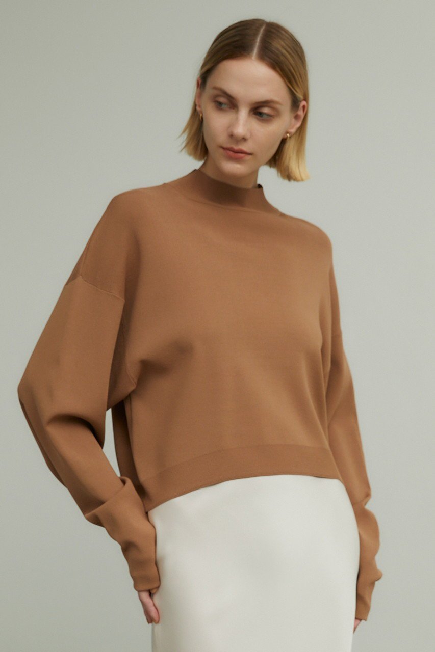 【ベイジ,/BEIGE,】のLAURA(ロラ)/クロップドトップス 人気、トレンドファッション・服の通販 founy(ファニー) 　ファッション　Fashion　レディースファッション　Fashion for Women　トップス・カットソー　Cut & Sew Tops　ニット　Knit Tops & Sweaters　カジュアルプルオーバー・ニットトップス　Pullovers & Knit Tops / Casual Pullovers　クロップド　Cropped, Short Length　ハイネック　High Neck, Mock Neck　バランス　Balance, Style Balance　エレガント 上品　Elegant　other-7|ID: prp329100004578975 ipo3291000000035951041