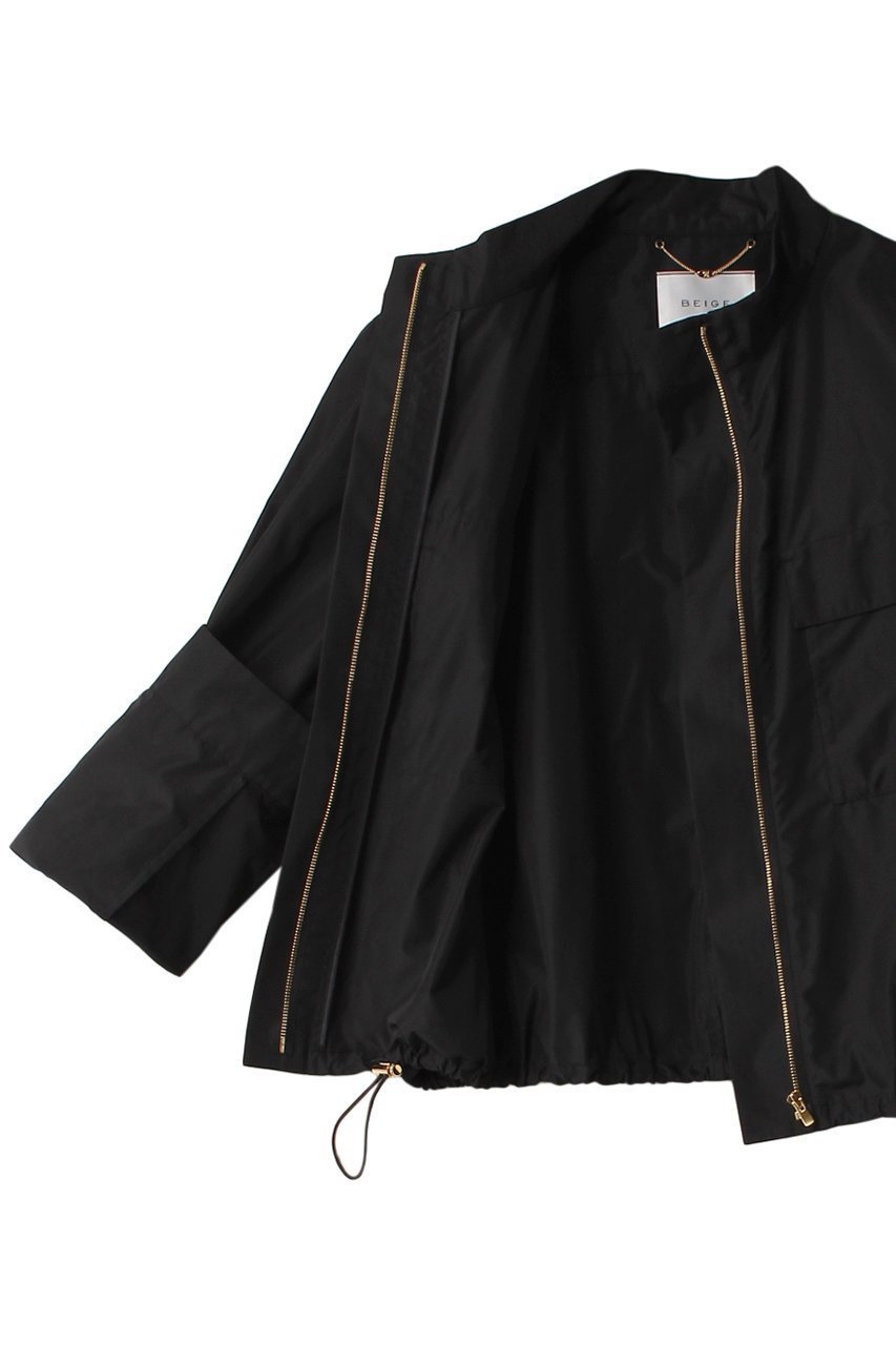 【ベイジ,/BEIGE,】のCHARLOTTE(シャルロット)/ショートブルゾン 人気、トレンドファッション・服の通販 founy(ファニー) 　ファッション　Fashion　レディースファッション　Fashion for Women　アウター　Coat / Outerwear Collection　レディースジャケット・軽アウター　Jackets　ブルゾンジャケット・スポーティアウター　Blouson Jackets　コンパクト　Compact, Small Size　ショート　Short, Short Length　ジャケット　Jacket, Outerwear　スタンド　Stand Collar, Upright Stand　タフタ　Taffeta, Structured Fabric　ドローコード　Drawcord, Drawstring Cord　バランス　Balance, Style Balance　フォルム　Silhouette, Form　ブルゾン　Blouson, Bomber Jacket　エレガント 上品　Elegant　other-6|ID: prp329100004578982 ipo3291000000035065933