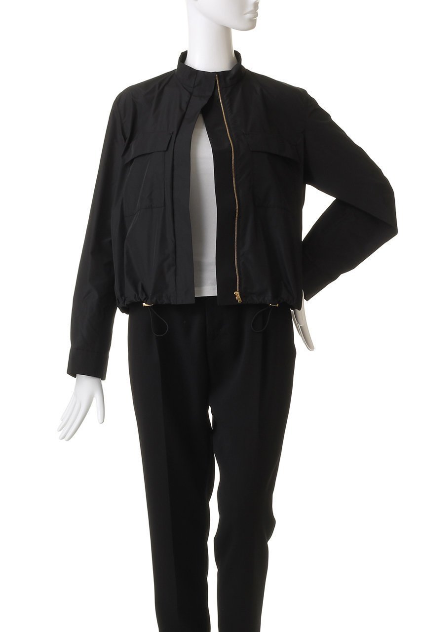 【ベイジ,/BEIGE,】のCHARLOTTE(シャルロット)/ショートブルゾン 人気、トレンドファッション・服の通販 founy(ファニー) 　ファッション　Fashion　レディースファッション　Fashion for Women　アウター　Coat / Outerwear Collection　レディースジャケット・軽アウター　Jackets　ブルゾンジャケット・スポーティアウター　Blouson Jackets　コンパクト　Compact, Small Size　ショート　Short, Short Length　ジャケット　Jacket, Outerwear　スタンド　Stand Collar, Upright Stand　タフタ　Taffeta, Structured Fabric　ドローコード　Drawcord, Drawstring Cord　バランス　Balance, Style Balance　フォルム　Silhouette, Form　ブルゾン　Blouson, Bomber Jacket　エレガント 上品　Elegant　other-7|ID: prp329100004578982 ipo3291000000035065934