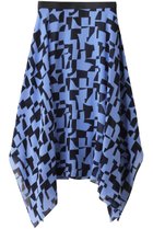 【ベイジ,/BEIGE,】のLUCIE(リュシー)/ランダムヘムスカート Sax × Navy|ID: prp329100004578985 ipo3291000000035057524