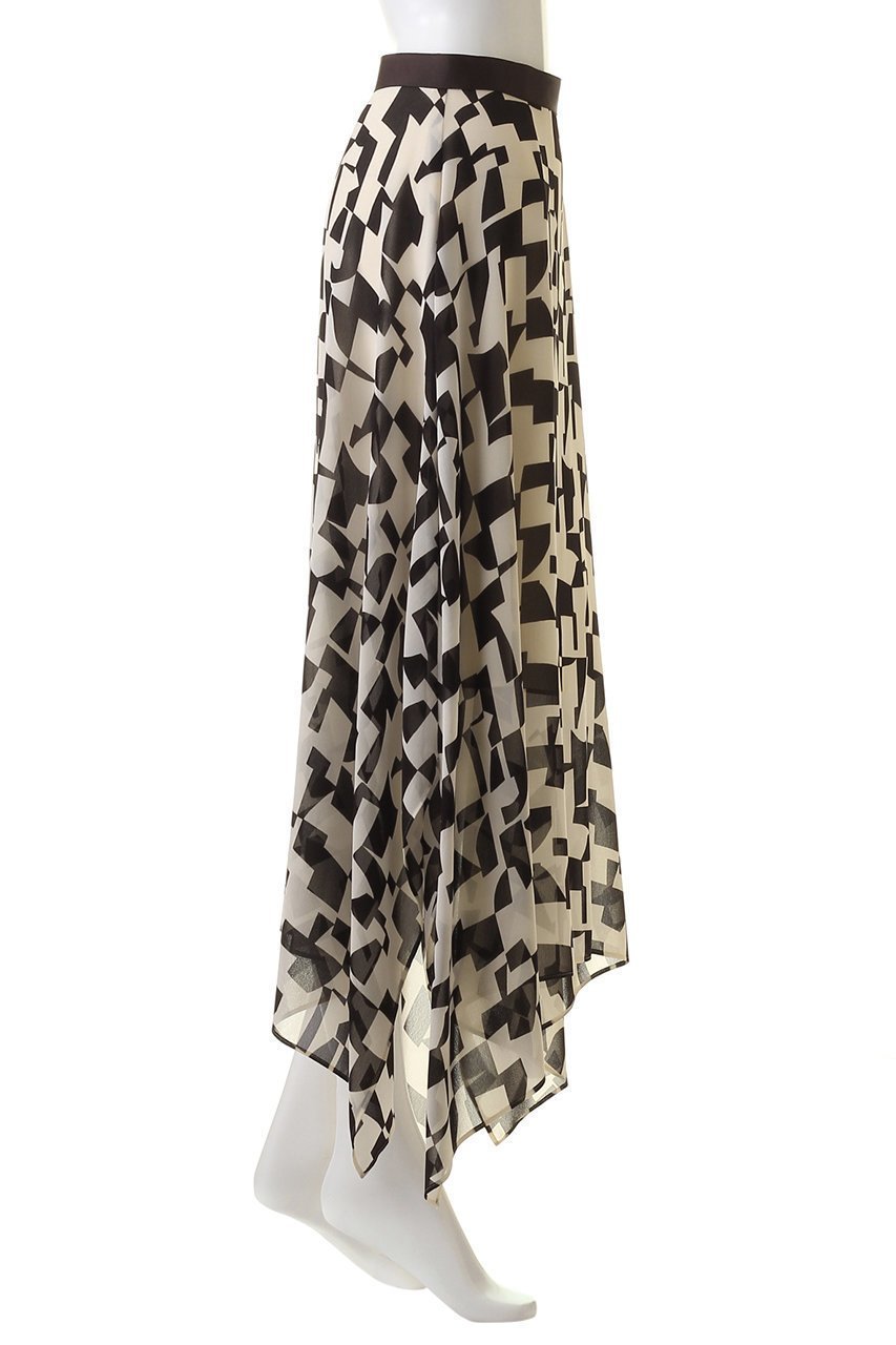 【ベイジ,/BEIGE,】のLUCIE(リュシー)/ランダムヘムスカート 人気、トレンドファッション・服の通販 founy(ファニー) 　ファッション　Fashion　レディースファッション　Fashion for Women　スカート　Skirts　ロングスカート　Long Skirts / Maxi & Midi Skirts　おすすめ　Recommended / Our Picks　イレギュラー　Irregular Design　シンプル　Simple, Minimal　プリント　Print, Printed Pattern　モダン　Modern, Contemporary　ロング　Long, Long-Length　other-3|ID: prp329100004578985 ipo3291000000035057526