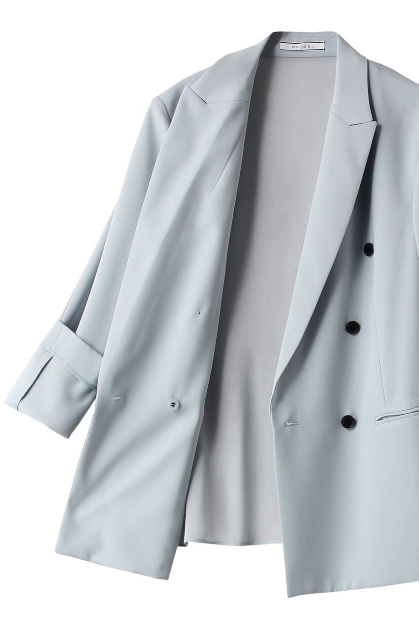 【ベイジ,/BEIGE,】のSAMUEL(サミュエル)/シアーバックジャケット 人気、トレンドファッション・服の通販 founy(ファニー) ファッション Fashion レディースファッション Fashion for Women アウター Coat / Outerwear Collection レディースジャケット・軽アウター Jackets おすすめ Recommended / Our Picks アシンメトリー Asymmetrical Style シアー Sheer, See-Through シフォン Chiffon, Lightweight Fabric ジャケット Jacket, Outerwear セットアップ Set-Up, Coordinated Outfit ダブル Double, Double-Breasted ドレープ Drape, Draping Fabric 夏 Summer 春 Spring S/S・春夏 SS, Spring/Summer, Warm Season other-7|ID: prp329100004578988 ipo3291000000035880500