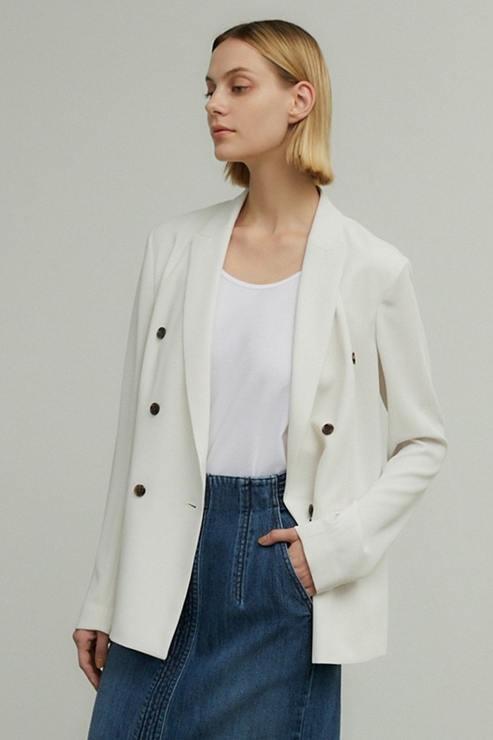 【ベイジ,/BEIGE,】のSAMUEL(サミュエル)/シアーバックジャケット インテリア・キッズ・メンズ・レディースファッション・服の通販 founy(ファニー) https://founy.com/ ファッション Fashion レディースファッション Fashion for Women アウター Coat / Outerwear Collection レディースジャケット・軽アウター Jackets おすすめ Recommended / Our Picks アシンメトリー Asymmetrical Style シアー Sheer, See-Through シフォン Chiffon, Lightweight Fabric ジャケット Jacket, Outerwear セットアップ Set-Up, Coordinated Outfit ダブル Double, Double-Breasted ドレープ Drape, Draping Fabric 夏 Summer 春 Spring S/S・春夏 SS, Spring/Summer, Warm Season |ID: prp329100004578988 ipo3291000000036141116