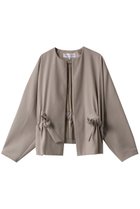 【ベイジ,/BEIGE,】のMARIE(マリー)/ノーカラージャケット Taupe|ID: prp329100004578989 ipo3291000000032437572