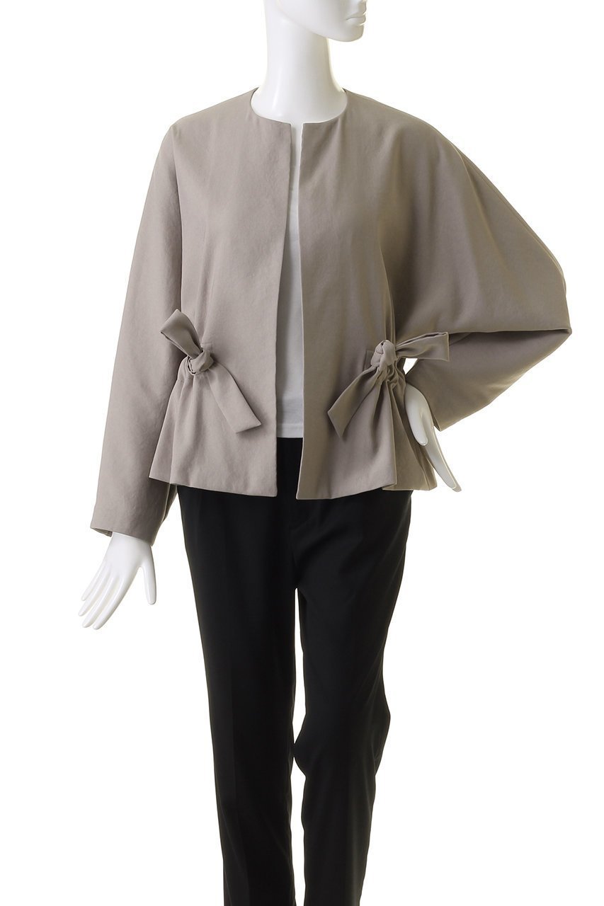 【ベイジ,/BEIGE,】のMARIE(マリー)/ノーカラージャケット 人気、トレンドファッション・服の通販 founy(ファニー) ファッション Fashion レディースファッション Fashion for Women アウター Coat / Outerwear Collection レディースジャケット・軽アウター Jackets ノーカラージャケット / シンプル上品コーデ Collarless Jackets カーディガン Cardigan, Knitwear ショート Short, Short Length ジャケット Jacket, Outerwear other-2|ID: prp329100004578989 ipo3291000000035880481