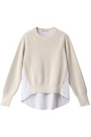 【ベイジ,/BEIGE,】のROGER(ロジェ)/ニット 人気、トレンドファッション・服の通販 founy(ファニー) ファッション Fashion レディースファッション WOMEN トップス・カットソー Tops/Tshirt ニット Knit Tops プルオーバー Pullover ストレッチ Stretch タイプライター Typewriter ドッキング Docking ロング Long |ID:prp329100004578994
