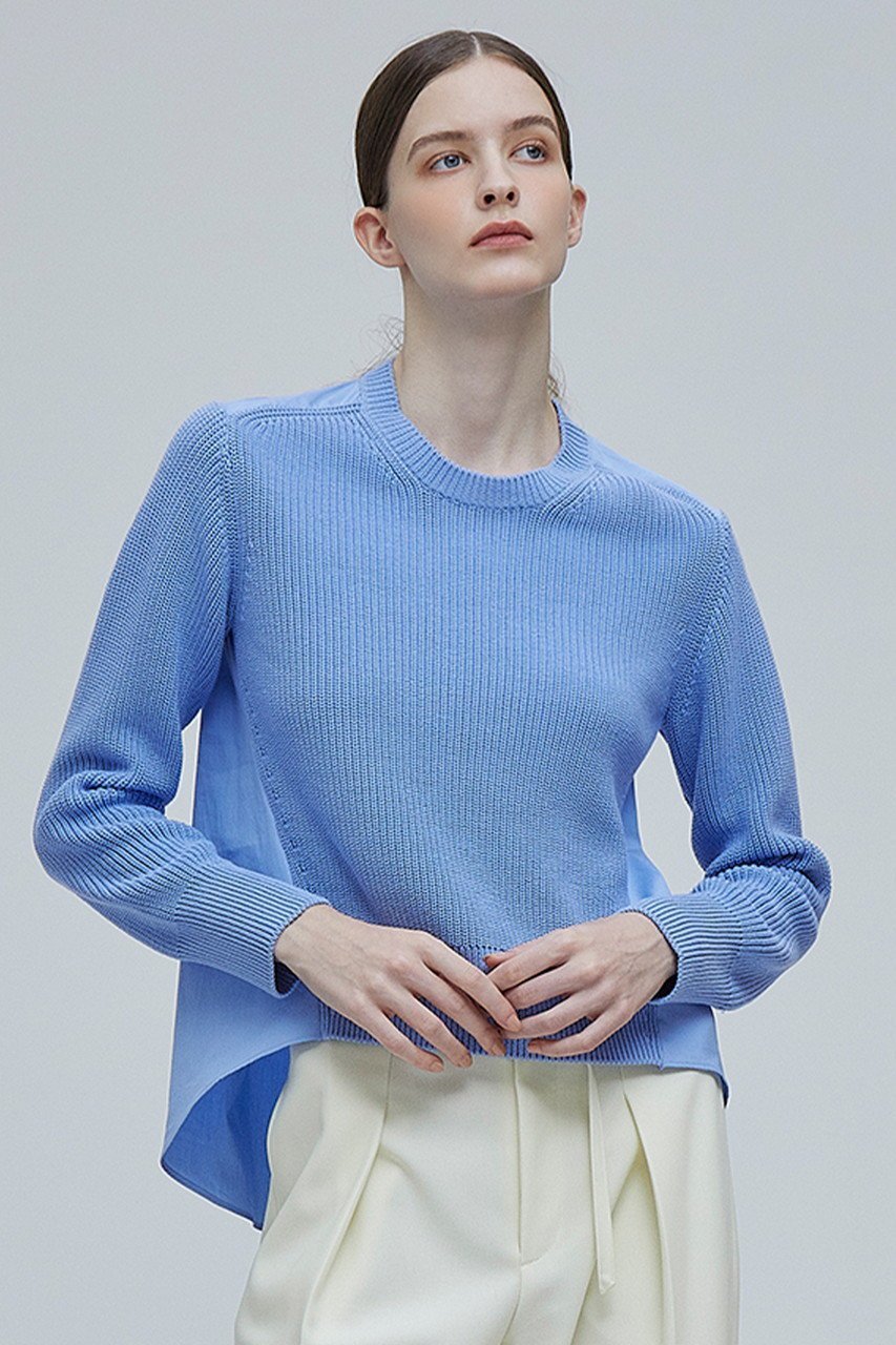 【ベイジ,/BEIGE,】のROGER(ロジェ)/ニット 人気、トレンドファッション・服の通販 founy(ファニー) 　ファッション　Fashion　レディースファッション　Ladies' Fashion Online　トップス・カットソー　Tops/Tshirt　ニット　Knit Tops　プルオーバー　Pullover　ストレッチ　Stretch　タイプライター　Typewriter　ドッキング　Docking　ロング　Long　other-7|ID: prp329100004578994 ipo3291000000032437627