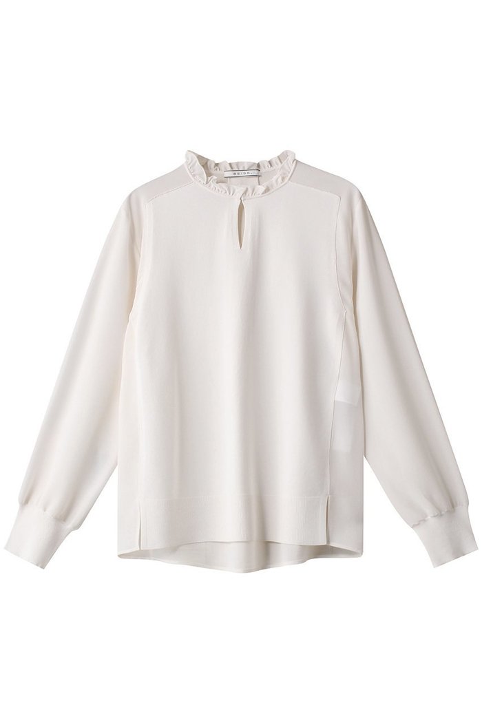 【ベイジ,/BEIGE,】のCLARISSE(クラリス)/ロングブラウス インテリア・キッズ・メンズ・レディースファッション・服の通販 founy(ファニー) https://founy.com/ ファッション Fashion レディースファッション WOMEN トップス・カットソー Tops/Tshirt シャツ/ブラウス Shirts/Blouses スリーブ Sleeve デニム Denim フリル Frills ロング Long 洗える Washable |ID: prp329100004578995 ipo3291000000032437628