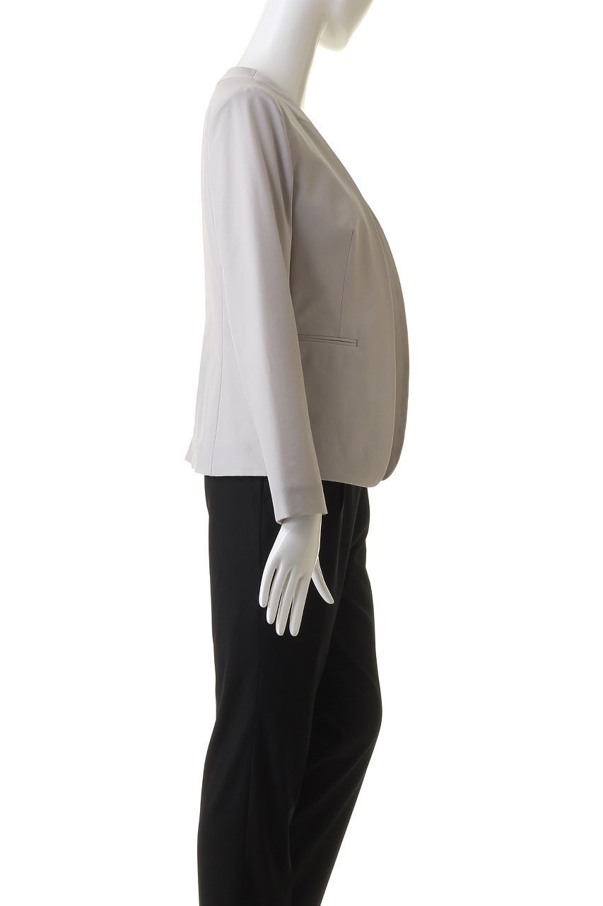 【ベイジ,/BEIGE,】のAUDREY(オードリー)/ノーカラージャケット 人気、トレンドファッション・服の通販 founy(ファニー) 　ファッション　Fashion　レディースファッション　Fashion for Women　アウター　Coat / Outerwear Collection　レディースジャケット・軽アウター　Jackets　ノーカラージャケット / シンプル上品コーデ　Collarless Jackets　オケージョン　Occasion Wear　コンパクト　Compact, Small Size　サテン　Satin, Glossy Fabric　ジャケット　Jacket, Outerwear　ビジネス 仕事 通勤　Business / Work / Commuting　エレガント 上品　Elegant　other-3|ID: prp329100004579004 ipo3291000000035065278