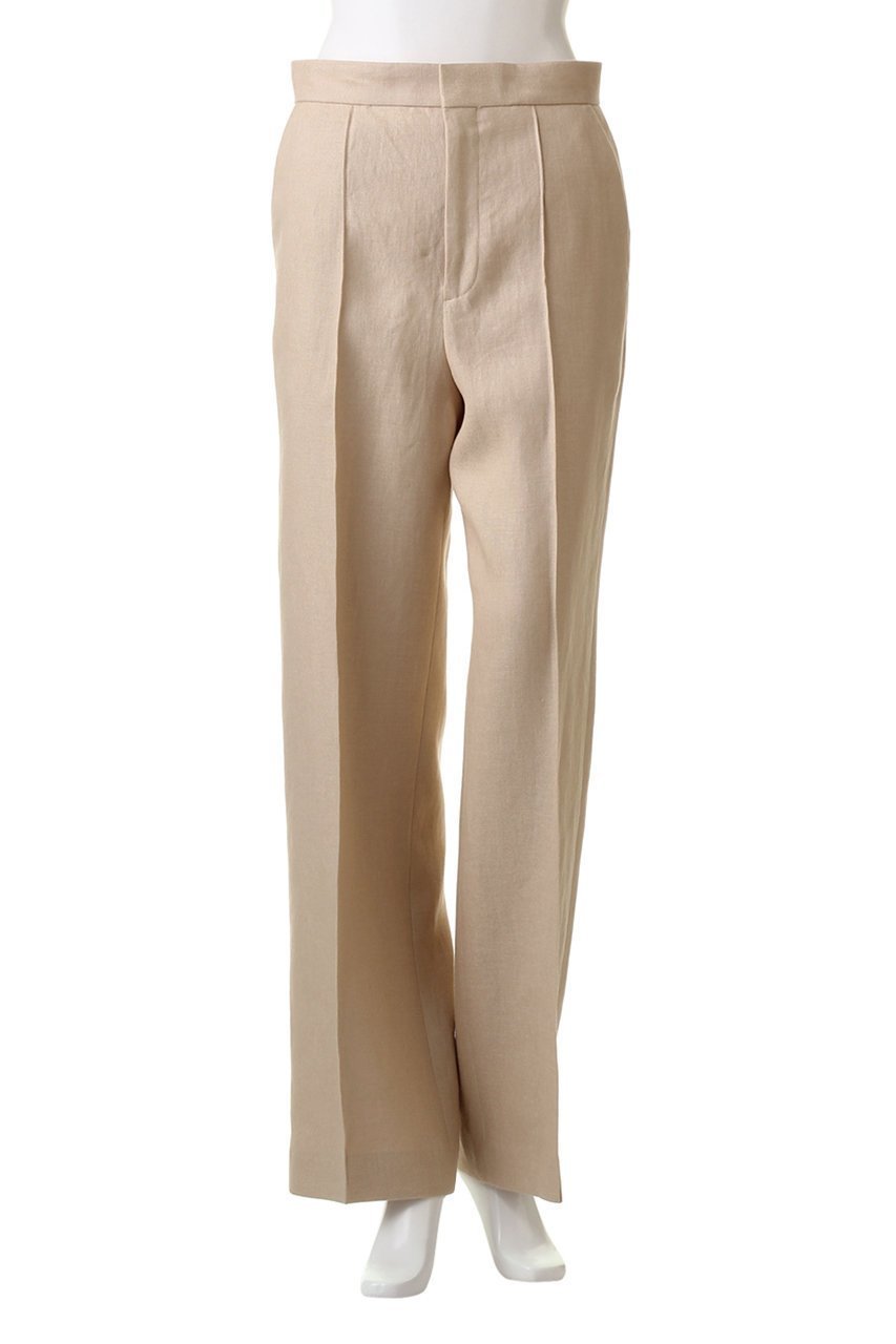 【ベイジ,/BEIGE,】のBRICE(ブリス)/ワイドストレートパンツ 人気、トレンドファッション・服の通販 founy(ファニー) 　ファッション　Fashion　レディースファッション　WOMEN　パンツ　Pants　おすすめ　Recommend　シンプル　Simple　ジャケット　Jacket　ストレート　Straight　セットアップ　Set Up　センター　Center　リネン　Linen　ワイド　Wide　夏　Summer　春　Spring　S/S・春夏　Ss・Spring/Summer　other-2|ID: prp329100004579020 ipo3291000000032437849