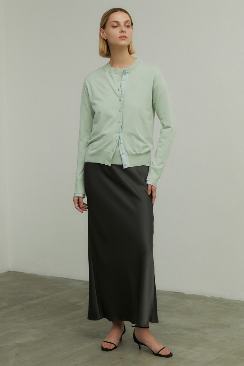 【ベイジ,/BEIGE,】のJULIE(ジュリー)/ニットカーディガン 人気、トレンドファッション・服の通販 founy(ファニー) 　ファッション　Fashion　レディースファッション　Fashion for Women　トップス・カットソー　Cut & Sew Tops　ニット　Knit Tops & Sweaters　カーディガン・羽織り　Layered Style Cardigans　アンサンブル　Ensemble Set　カーディガン　Cardigan, Knitwear　シルク　Silk, 100% Silk　シンプル　Simple, Minimal　other-6|ID: prp329100004579023 ipo3291000000032957152