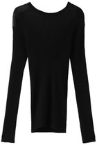 【ベイジ,/BEIGE,】のLIANE(リアーヌ)/リブニットトップス Black|ID: prp329100004579027 ipo3291000000032956645