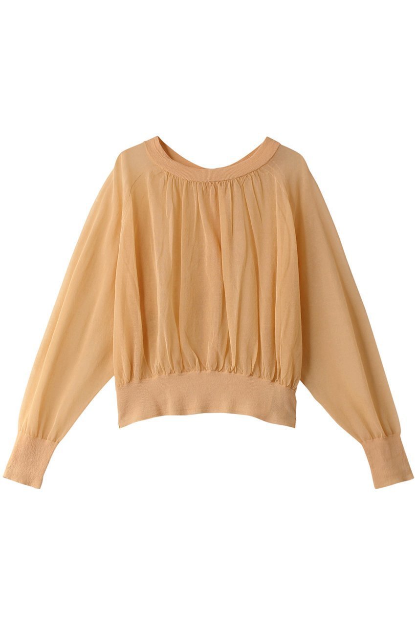 【ベイジ,/BEIGE,】のLIANE(リアーヌ)/ニットトップス インテリア・キッズ・メンズ・レディースファッション・服の通販 founy(ファニー) 　ファッション　Fashion　レディースファッション　Fashion for Women　トップス・カットソー　Cut & Sew Tops　ニット　Knit Tops & Sweaters　カジュアルプルオーバー・ニットトップス　Pullovers & Knit Tops / Casual Pullovers　インド　Indian Textile　キャミソール　Camisole, Spaghetti Strap Top　シアー　Sheer, See-Through　ベーシック　Basic, Essential　エレガント 上品　Elegant　L.Orange|ID: prp329100004579028 ipo3291000000032956691