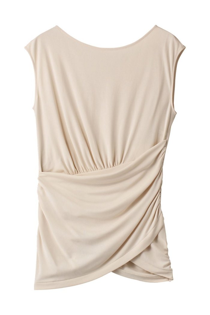 【ベイジ,/BEIGE,】のMELLE(メル)/ギャザートップス インテリア・キッズ・メンズ・レディースファッション・服の通販 founy(ファニー) https://founy.com/ ファッション Fashion レディースファッション Fashion for Women トップス・カットソー Cut & Sew Tops キャミソール&ノースリーブ Camisoles & Sleeveless Tops シャツ・ブラウス・オフィスカジュアル Elegant Blouses & Button-Ups ロングTシャツ・Tシャツ Longline T-Shirts & Tees カットソー・ベーシックTシャツ Cut-and-Sewn Tops / Stretch Tees & Basics インナー Innerwear キャミソール Camisole, Spaghetti Strap Top ジャケット Jacket, Outerwear タンク Tank Top, Sleeveless Top ドレープ Drape, Draping Fabric ランダム Random, Irregular エレガント 上品 Elegant |ID: prp329100004579030 ipo3291000000032845424