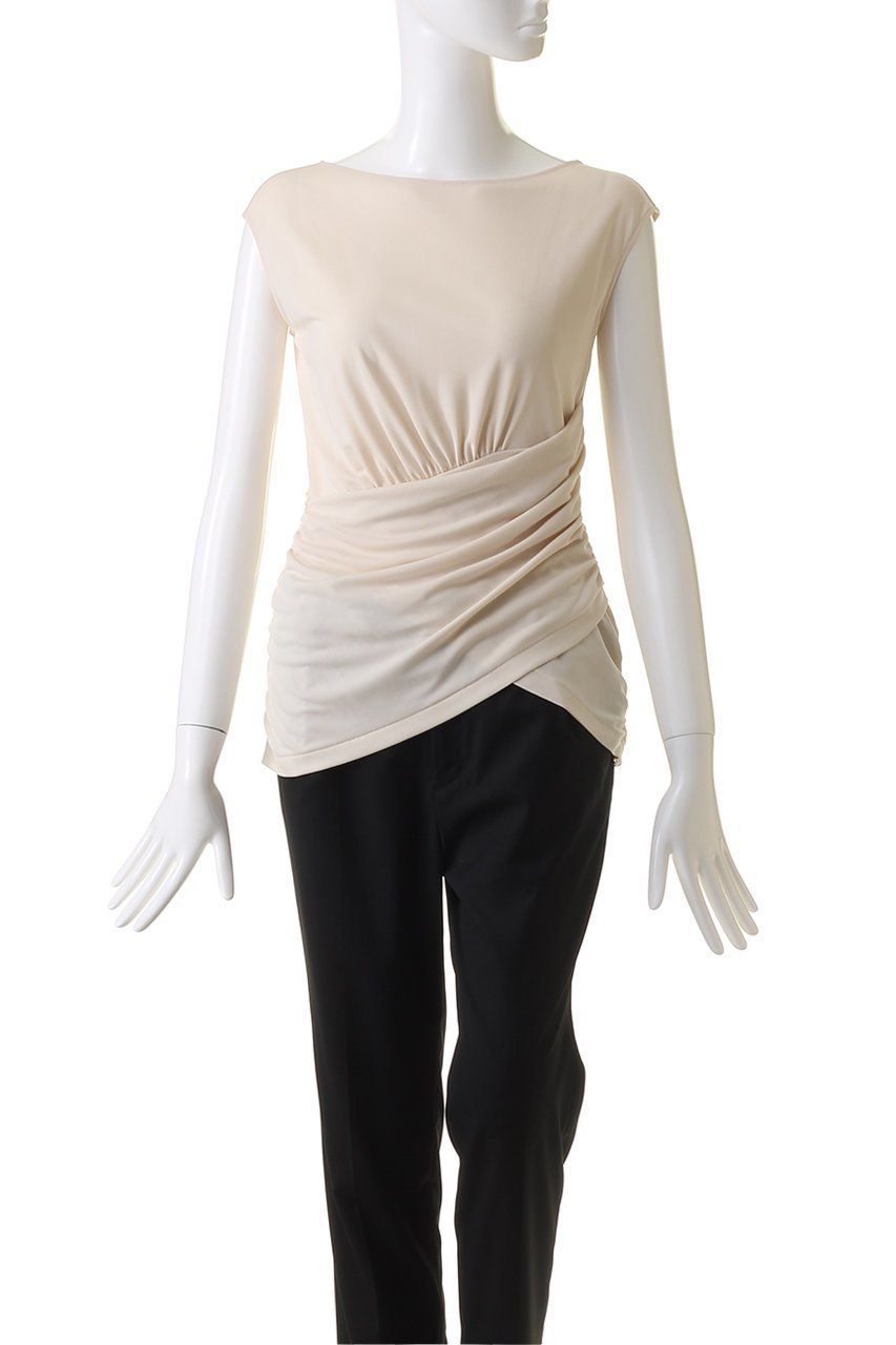 【ベイジ,/BEIGE,】のMELLE(メル)/ギャザートップス 人気、トレンドファッション・服の通販 founy(ファニー) 　ファッション　Fashion　レディースファッション　Fashion for Women　トップス・カットソー　Cut & Sew Tops　キャミソール&ノースリーブ　Camisoles & Sleeveless Tops　シャツ・ブラウス・オフィスカジュアル　Elegant Blouses & Button-Ups　ロングTシャツ・Tシャツ　Longline T-Shirts & Tees　カットソー・ベーシックTシャツ　Cut-and-Sewn Tops / Stretch Tees & Basics　インナー　Innerwear　キャミソール　Camisole, Spaghetti Strap Top　ジャケット　Jacket, Outerwear　タンク　Tank Top, Sleeveless Top　ドレープ　Drape, Draping Fabric　ランダム　Random, Irregular　エレガント 上品　Elegant　other-2|ID: prp329100004579030 ipo3291000000032845442