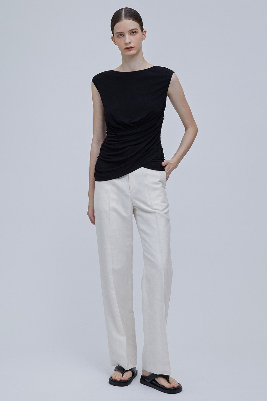 【ベイジ,/BEIGE,】のMELLE(メル)/ギャザートップス 人気、トレンドファッション・服の通販 founy(ファニー) 　ファッション　Fashion　レディースファッション　Fashion for Women　トップス・カットソー　Cut & Sew Tops　キャミソール&ノースリーブ　Camisoles & Sleeveless Tops　シャツ・ブラウス・オフィスカジュアル　Elegant Blouses & Button-Ups　ロングTシャツ・Tシャツ　Longline T-Shirts & Tees　カットソー・ベーシックTシャツ　Cut-and-Sewn Tops / Stretch Tees & Basics　インナー　Innerwear　キャミソール　Camisole, Spaghetti Strap Top　ジャケット　Jacket, Outerwear　タンク　Tank Top, Sleeveless Top　ドレープ　Drape, Draping Fabric　ランダム　Random, Irregular　エレガント 上品　Elegant　other-6|ID: prp329100004579030 ipo3291000000032845466