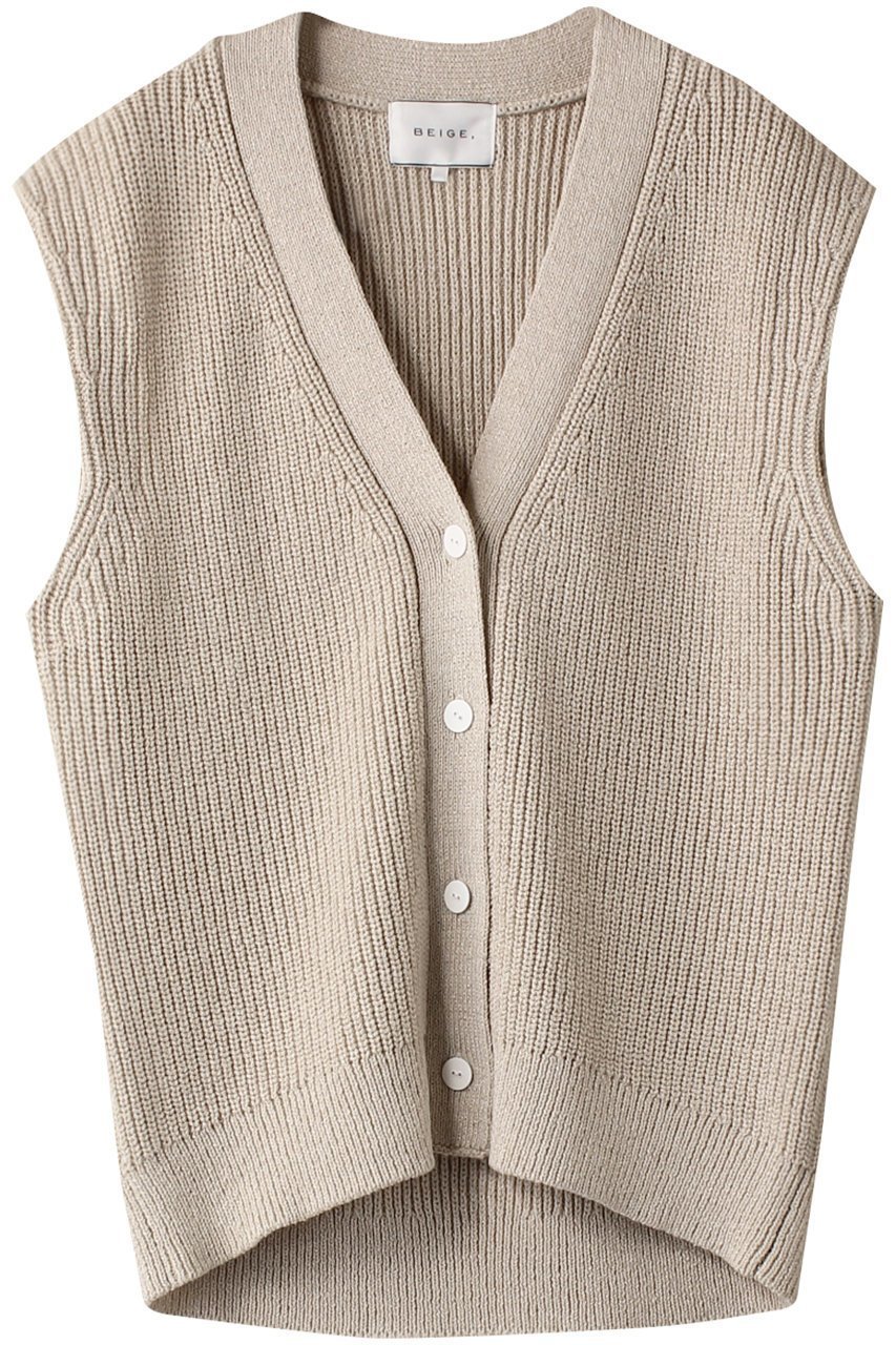 【ベイジ,/BEIGE,】のCOME(コーム)/ジレカーディガン 人気、トレンドファッション・服の通販 founy(ファニー) 　ファッション　Fashion　レディースファッション　Fashion for Women　トップス・カットソー　Cut & Sew Tops　ニット　Knit Tops & Sweaters　カーディガン・羽織り　Layered Style Cardigans　ベスト&ジレ / 重ね着スタイル　Vests & Gilets　カーディガン　Cardigan, Knitwear　ビジネス 仕事 通勤　Business / Work / Commuting　夏　Summer　 other-1|ID: prp329100004579043 ipo3291000000032956537