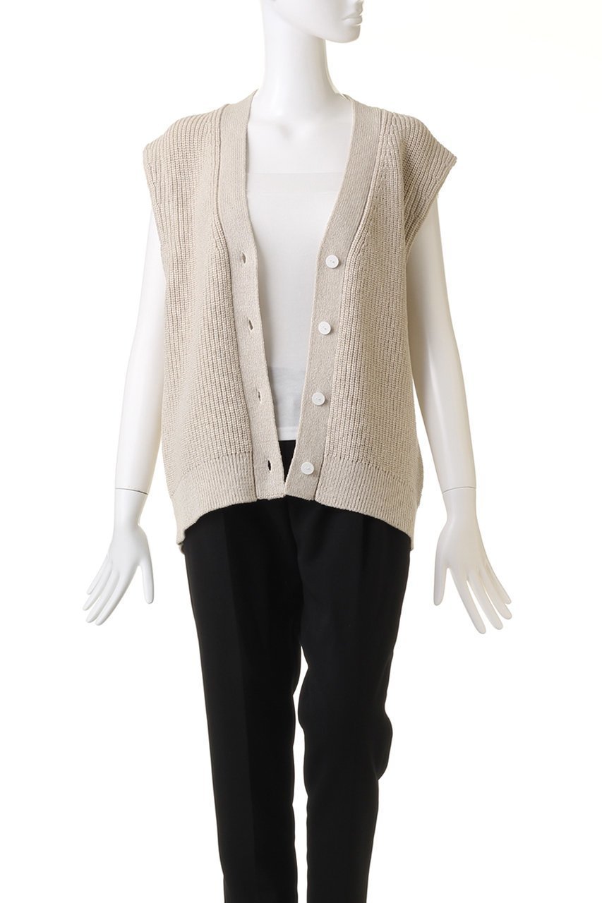 【ベイジ,/BEIGE,】のCOME(コーム)/ジレカーディガン 人気、トレンドファッション・服の通販 founy(ファニー) 　ファッション　Fashion　レディースファッション　Fashion for Women　トップス・カットソー　Cut & Sew Tops　ニット　Knit Tops & Sweaters　カーディガン・羽織り　Layered Style Cardigans　ベスト&ジレ / 重ね着スタイル　Vests & Gilets　カーディガン　Cardigan, Knitwear　ビジネス 仕事 通勤　Business / Work / Commuting　夏　Summer　other-7|ID: prp329100004579043 ipo3291000000032956566