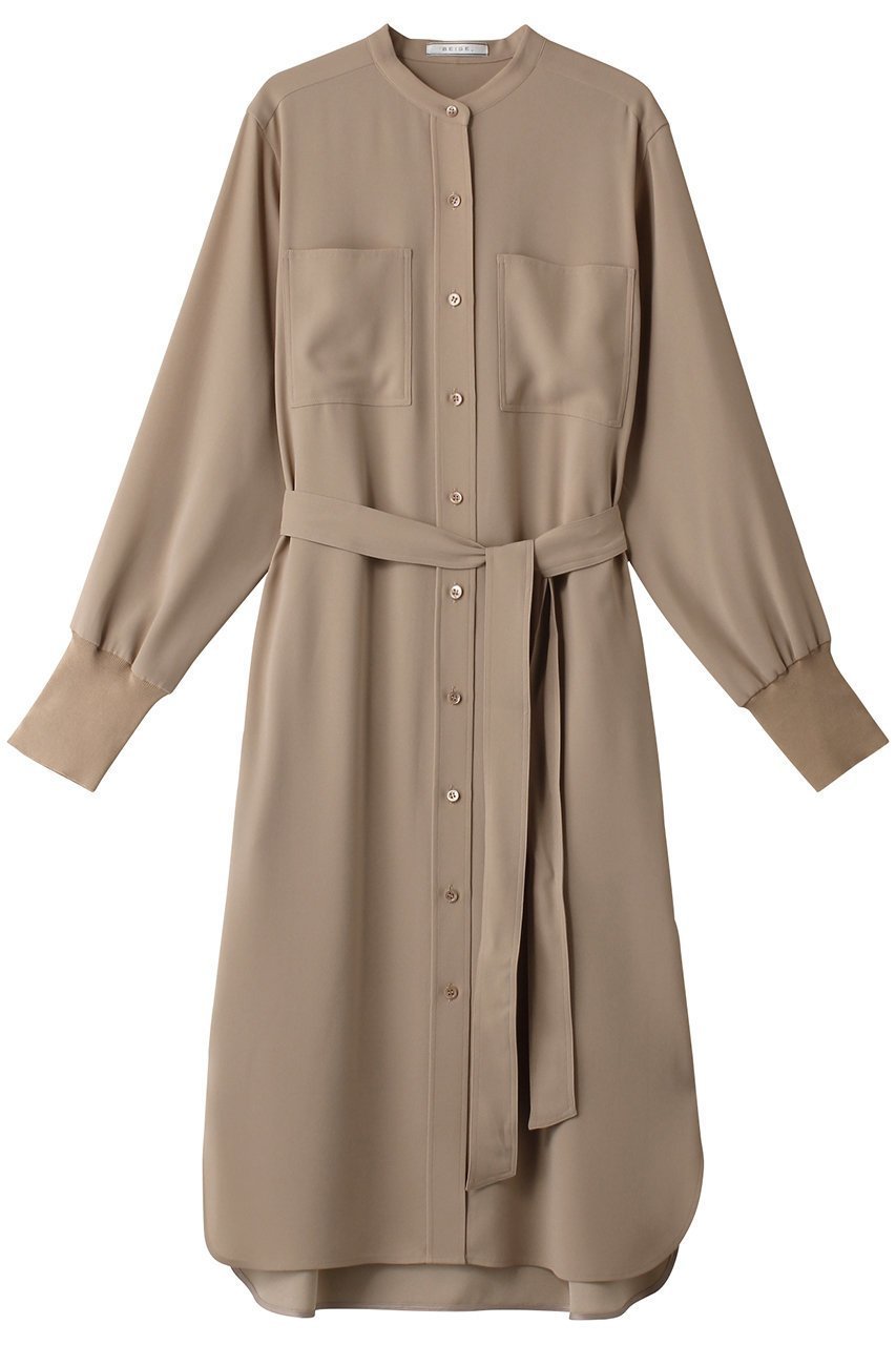 【ベイジ,/BEIGE,】のFLEUR(フルール)/シャツドレス 人気、トレンドファッション・服の通販 founy(ファニー) 　ファッション　Fashion　レディースファッション　Ladies' Fashion Online　ワンピース　Dress　ドレス　Party Dresses　チュニック　Tunic　おすすめ　Recommend　なめらか　Smooth　セットアップ　Set Up　チュニック　Tunic　ドレス　Dress　ロング　Long　エレガント 上品　Elegant　 other-1|ID: prp329100004579050 ipo3291000000032438116