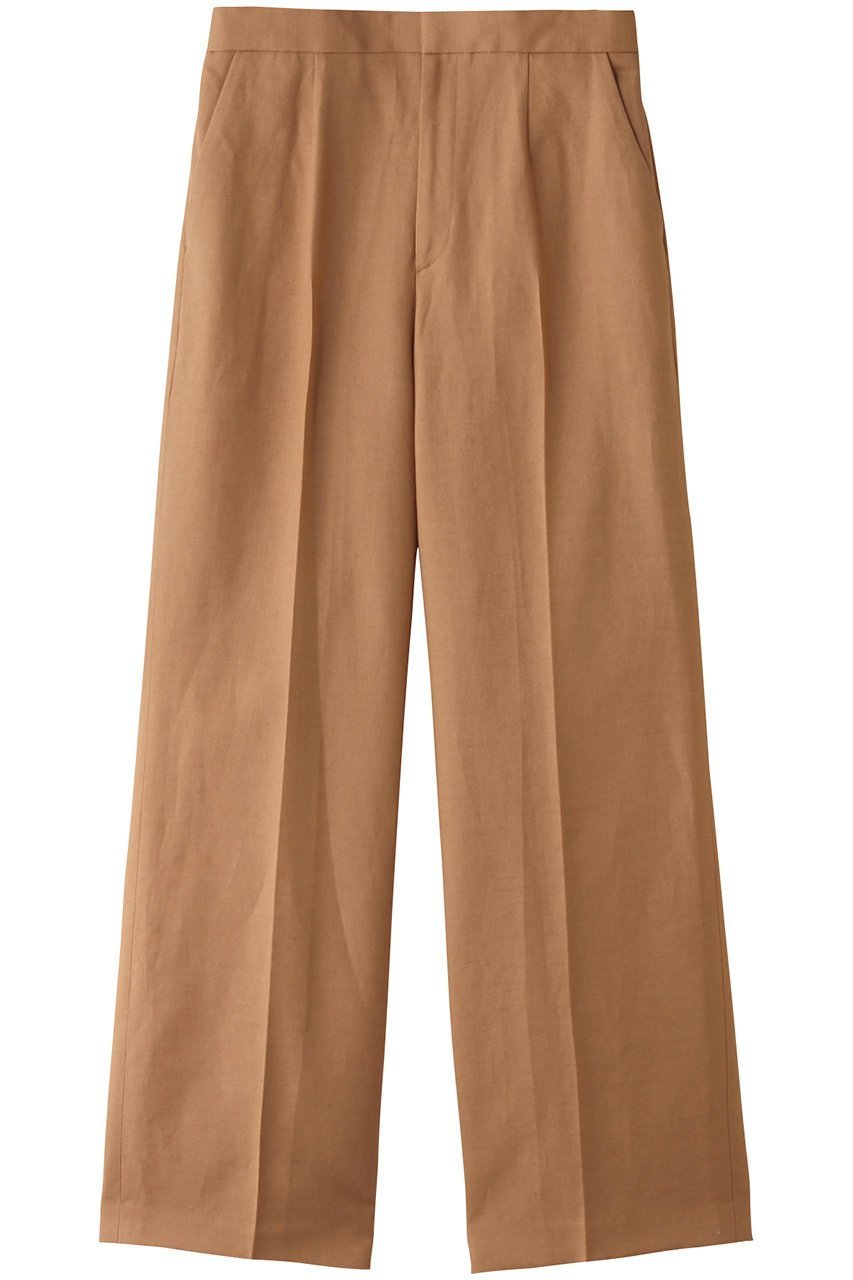 【ベイジ,/BEIGE,】のCLAUDE(クロード)/ワイドストレートパンツ インテリア・キッズ・メンズ・レディースファッション・服の通販 founy(ファニー) 　ファッション　Fashion　レディースファッション　WOMEN　パンツ　Pants　シンプル　Simple　スタイリッシュ　Stylish　ストレート　Straight　リネン　Linen　ロング　Long　ワイド　Wide　夏　Summer　春　Spring　S/S・春夏　Ss・Spring/Summer　Camel|ID: prp329100004579056 ipo3291000000032438179