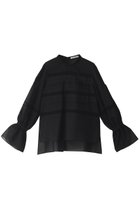 【ベイジ,/BEIGE,】のMONSIGNY(モンシニ―)/キャザーブラウス ブラック|ID: prp329100004579064 ipo3291000000035064250